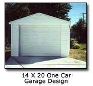 Photo of 14 x 20 One Car Garage