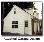 Image of Attached Garage Design